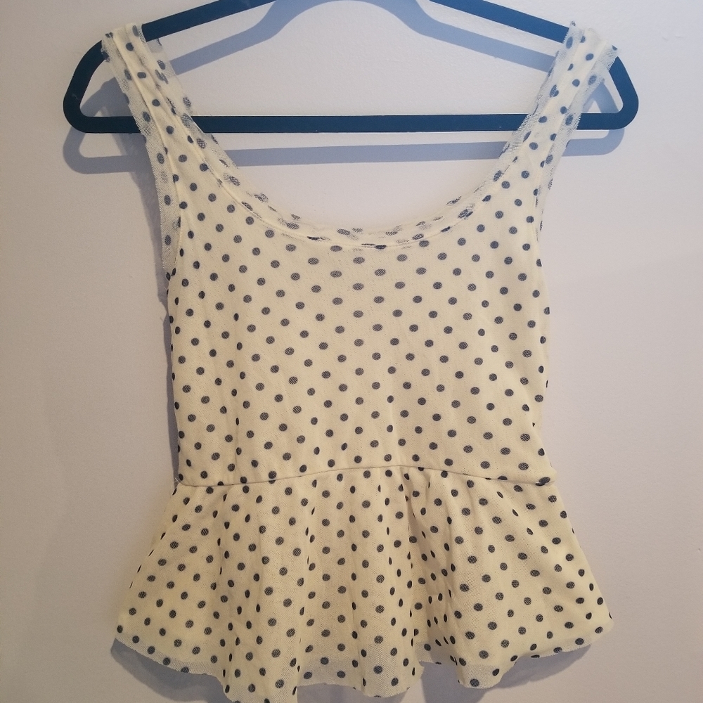Abercrombie and Fitch polka dotted Tank top